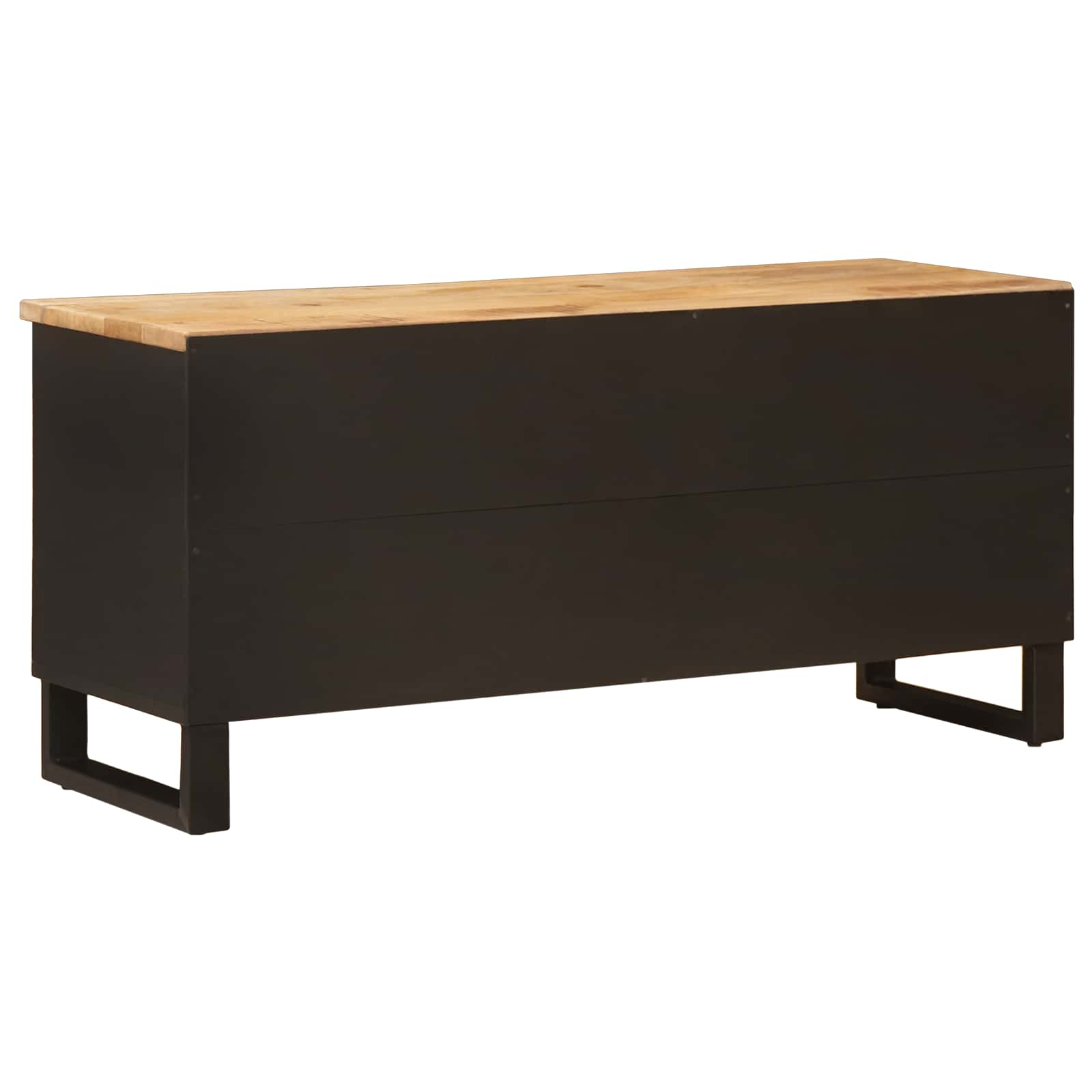 Meuble TV Marron 100 x 33 x 46 cm Bois de mangue massif - XIOS