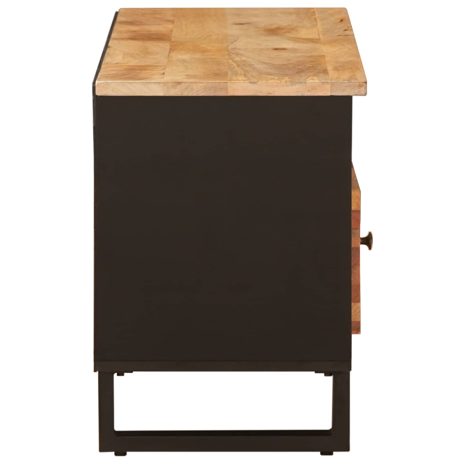 Meuble TV Marron 100 x 33 x 46 cm Bois de mangue massif - XIOS