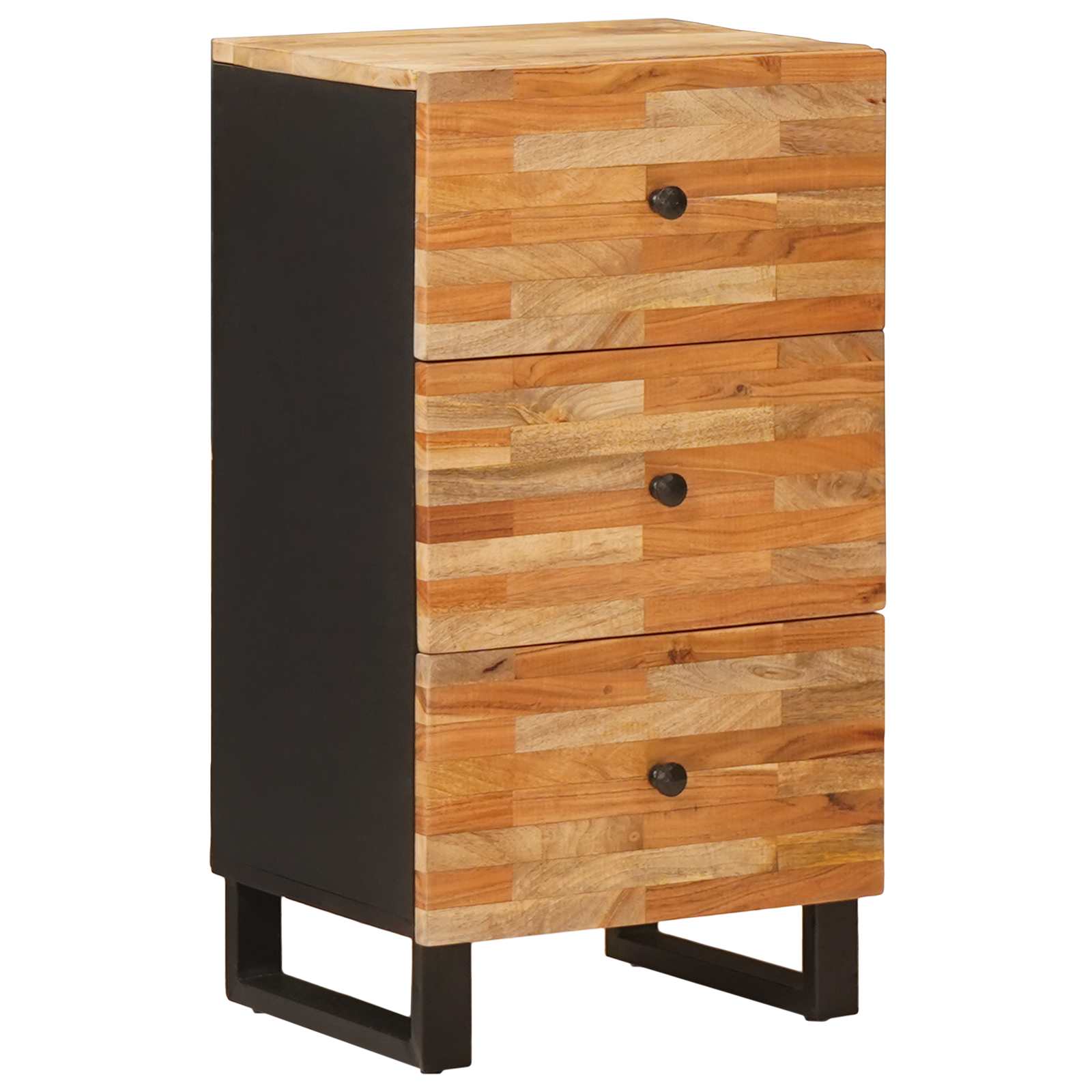 Meuble d'appoint Marron 40 x 33 x 75 cm Bois de mangue massif - XIOS