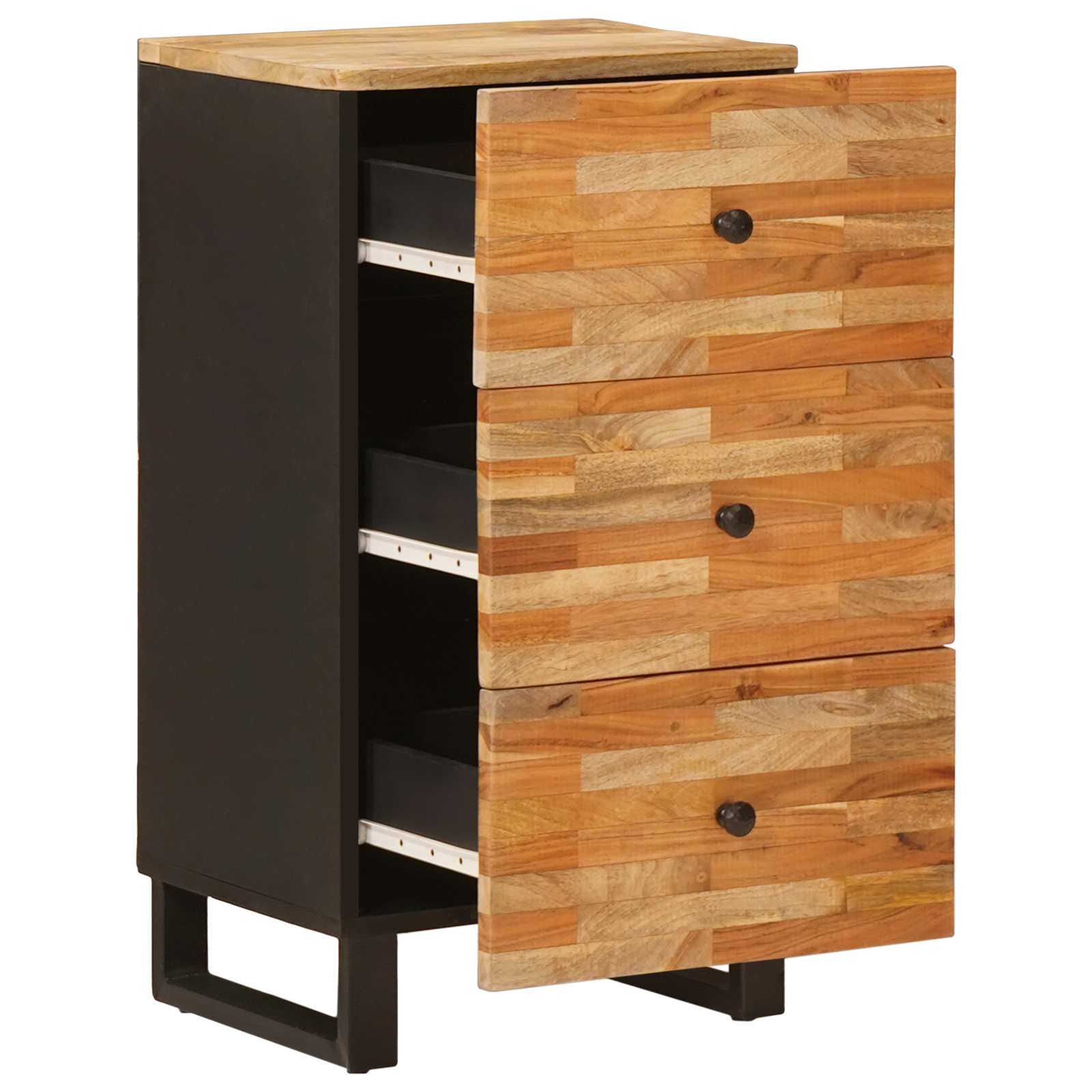 Meuble d'appoint Marron 40 x 33 x 75 cm Bois de mangue massif - XIOS