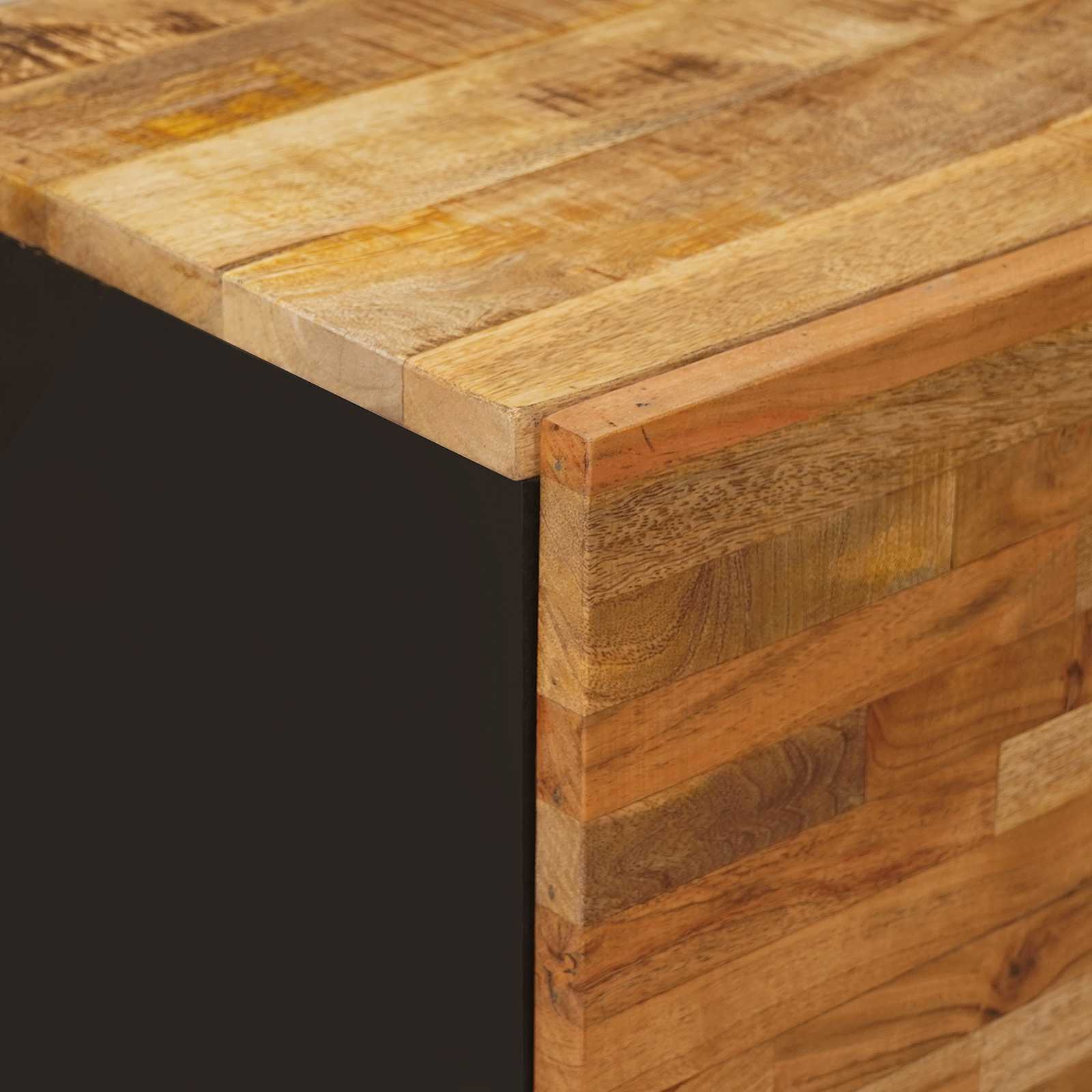 Meuble d'appoint Marron 40 x 33 x 75 cm Bois de mangue massif - XIOS