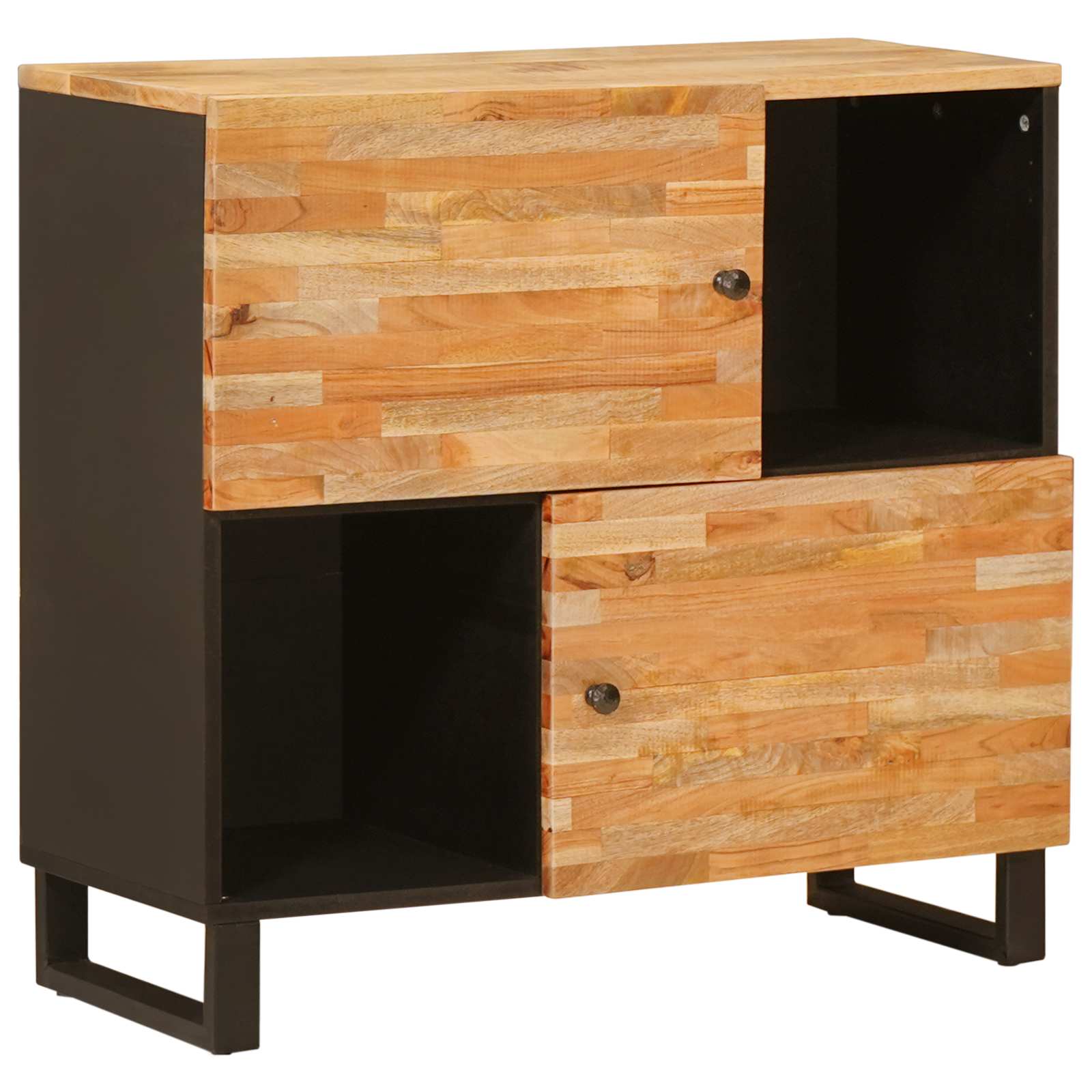 Meuble d'appoint Marron 80 x 33 x 75 cm Bois de mangue massif - XIOS