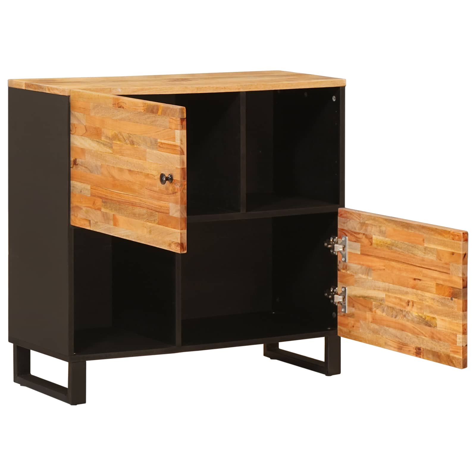 Meuble d'appoint Marron 80 x 33 x 75 cm Bois de mangue massif - XIOS