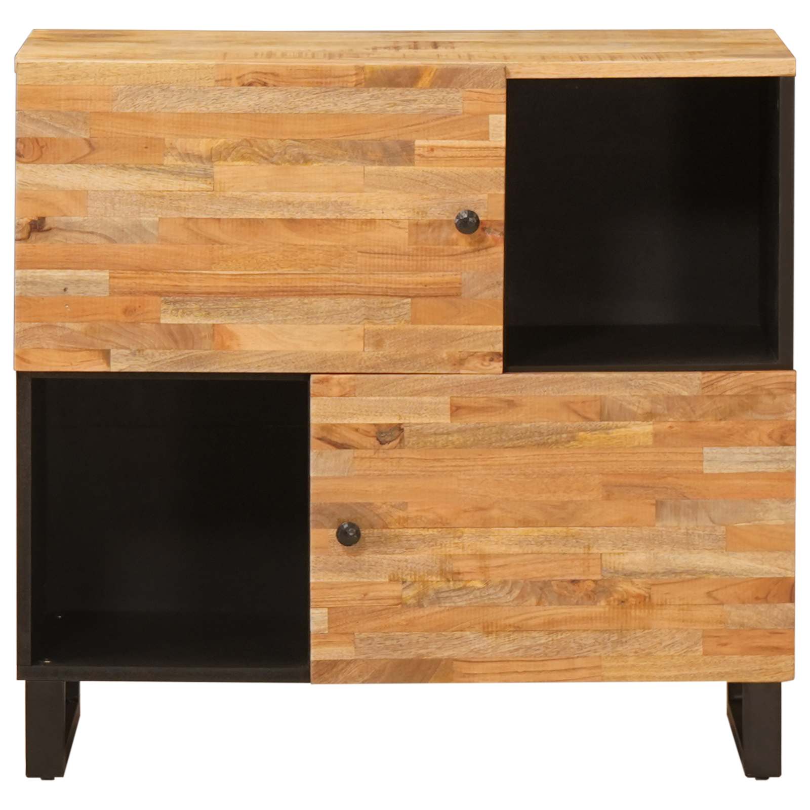 Meuble d'appoint Marron 80 x 33 x 75 cm Bois de mangue massif - XIOS