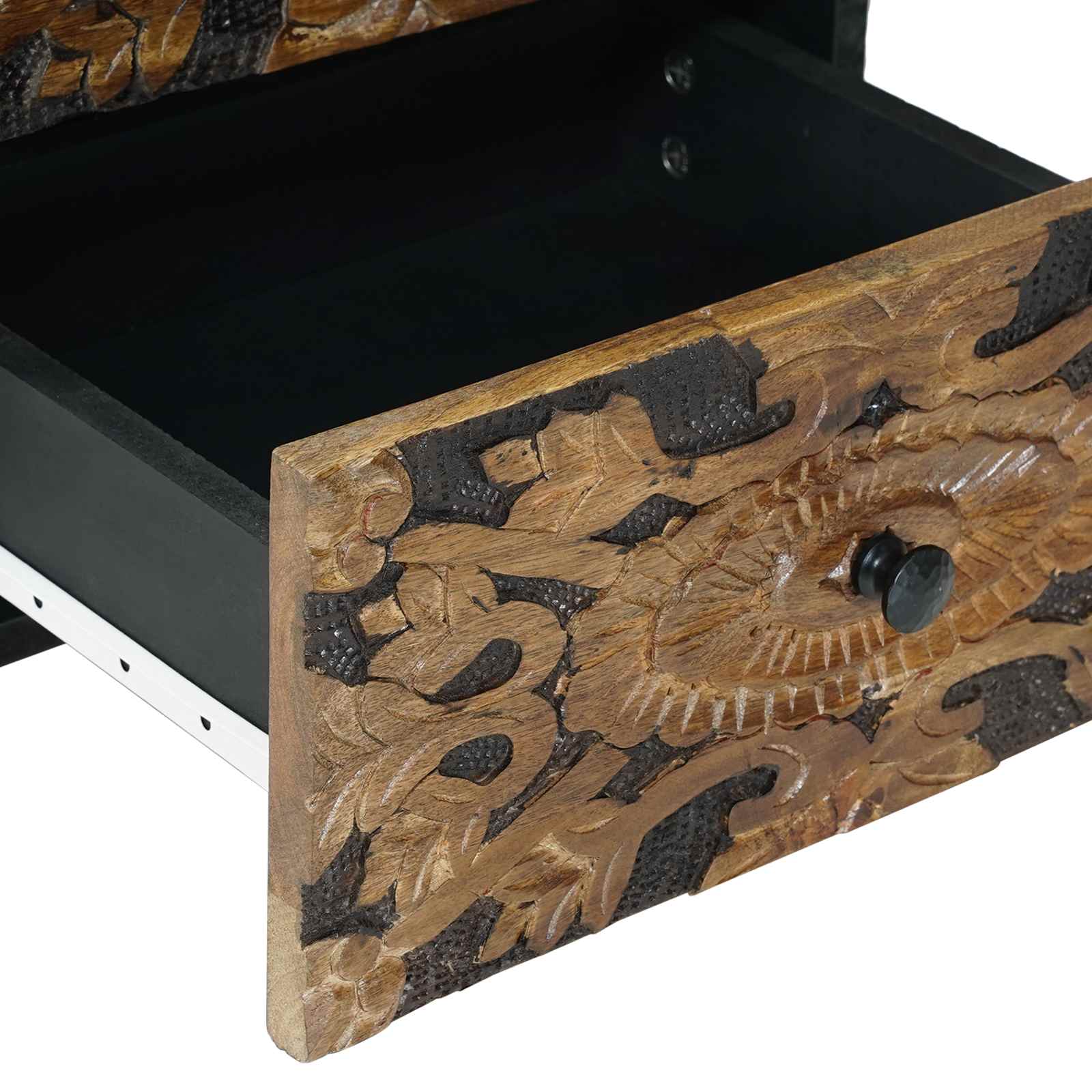 Cabinet de chevet avec tiroir Marron 40 x 33,5 x 46 cm - XIOS