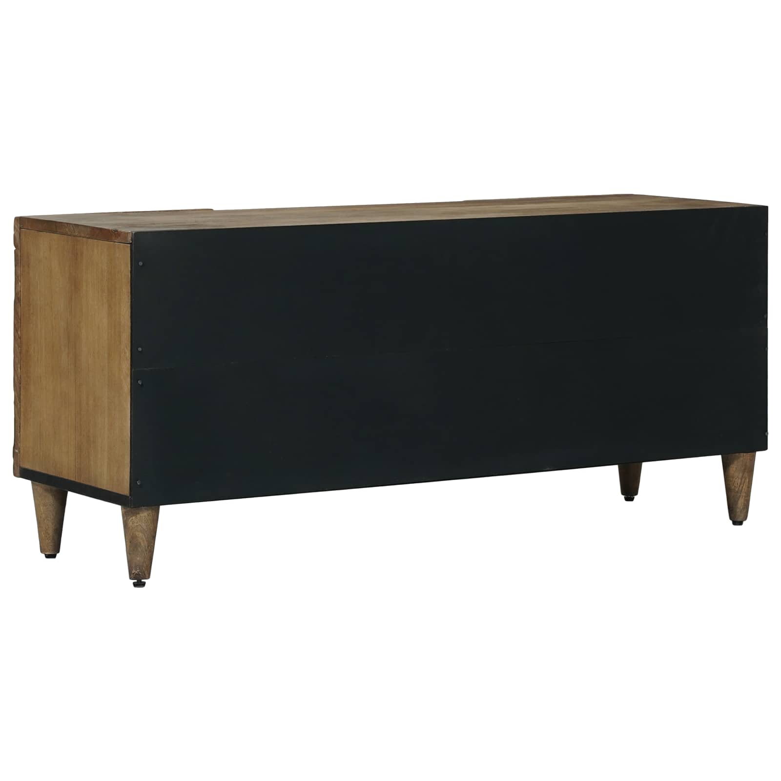 Meuble TV Marron 105 x 33,5 x 46 cm Bois de mangue massif - XIOS