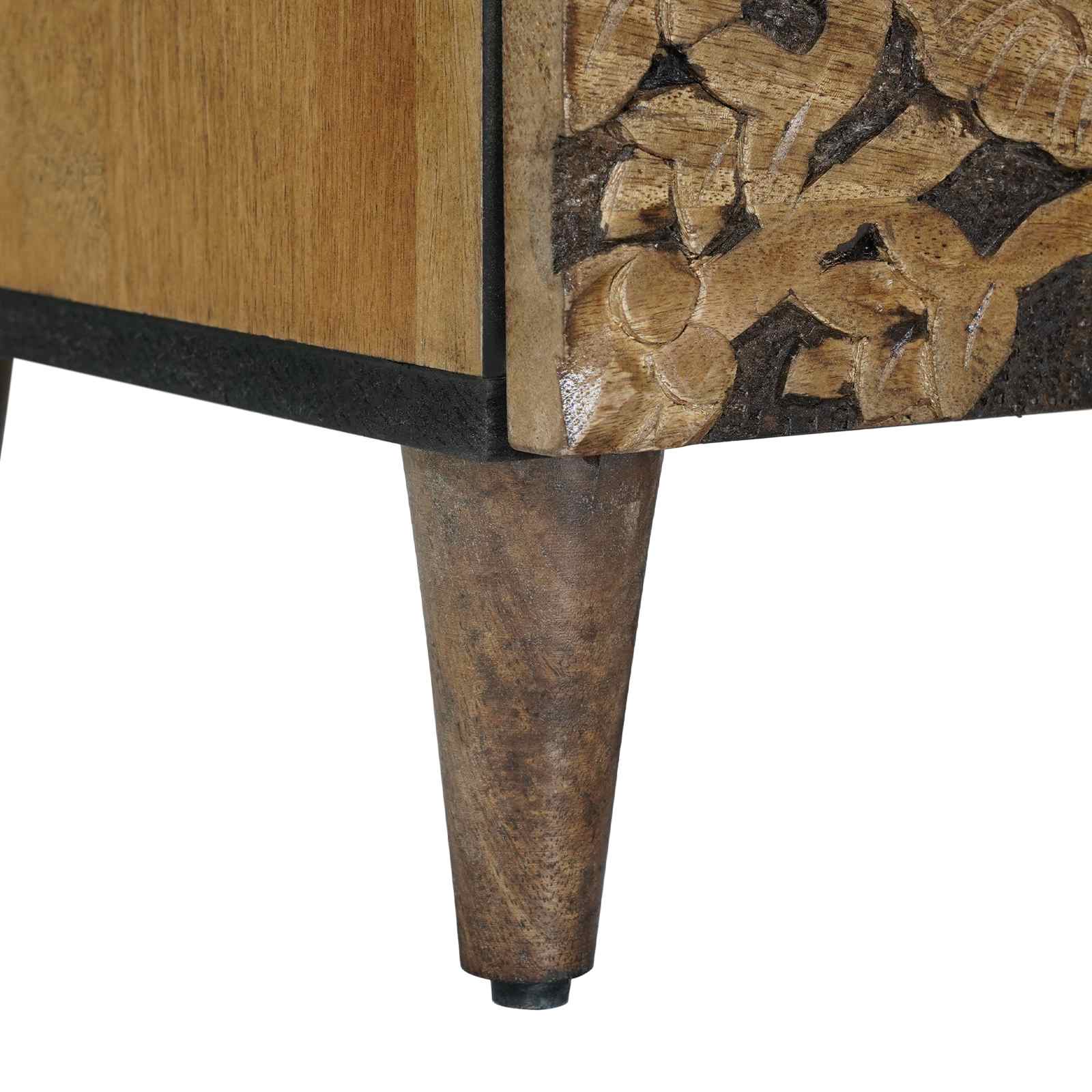 Meuble TV Marron 70 x 33,5 x 46 cm Bois de mangue massif - XIOS