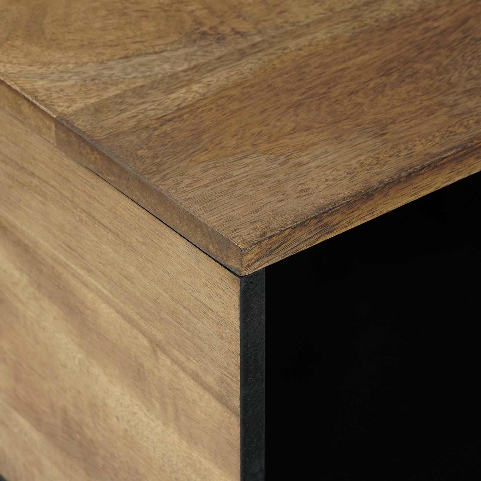 Table basse Marron 80 x 50 x 40 cm Bois de mangue massif - XIOS