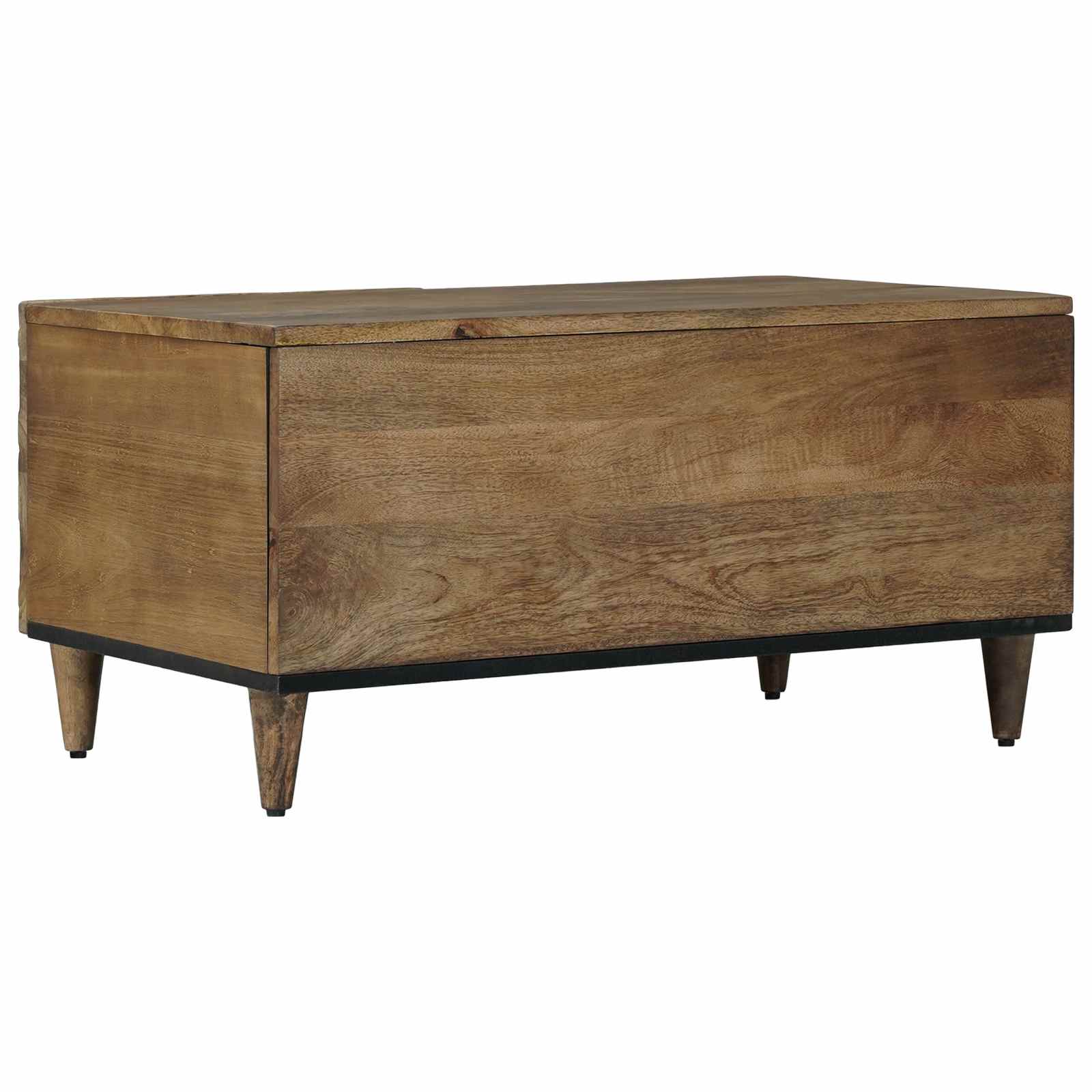 Table basse Marron 80 x 50 x 40 cm Bois de mangue massif - XIOS
