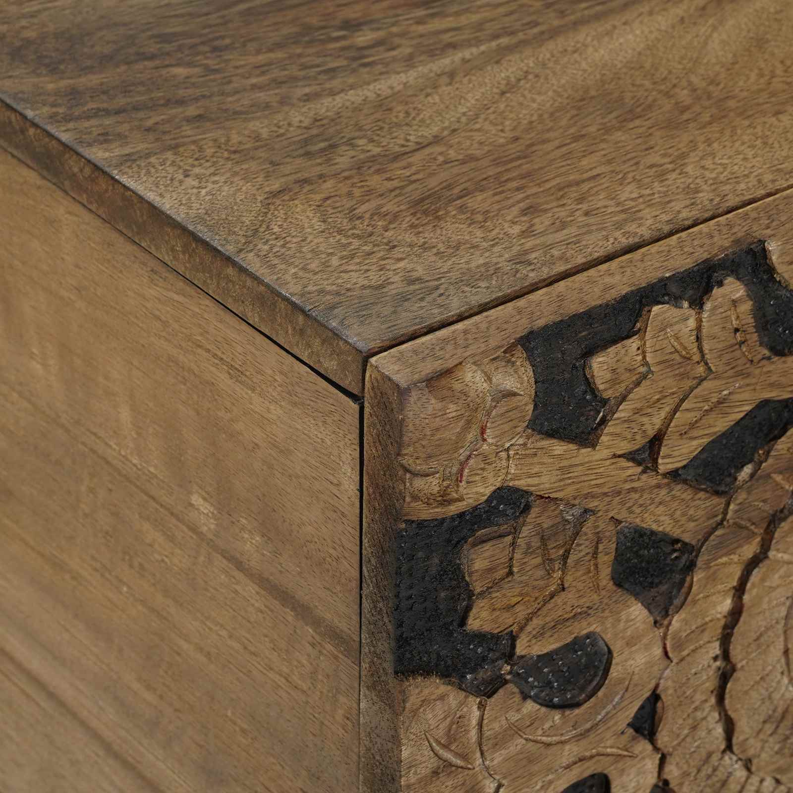 Table basse Marron 80 x 50 x 40 cm Bois de mangue massif - XIOS