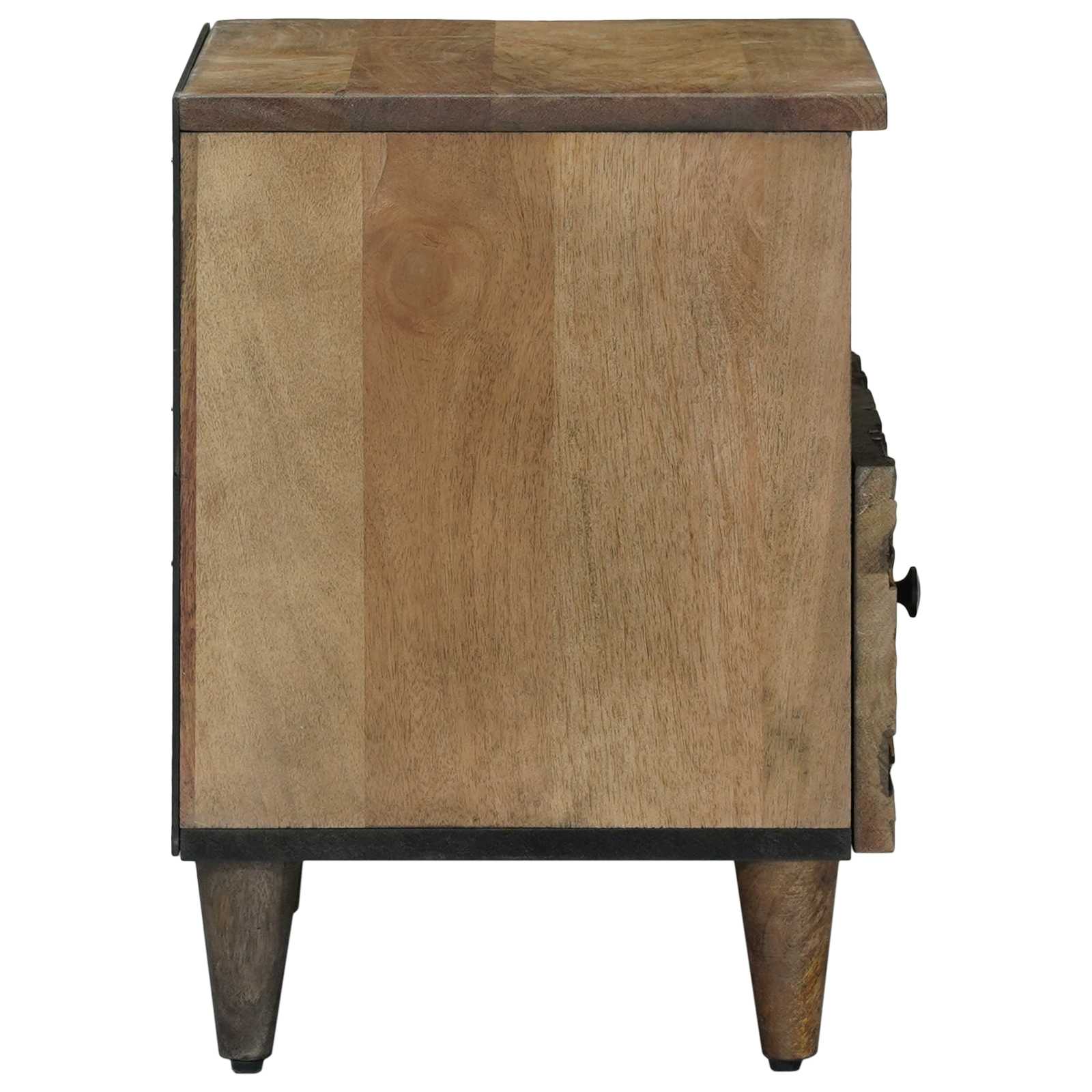 Armoire de lit Marron 40 x 33 x 46 cm Bois de mangue massif - XIOS