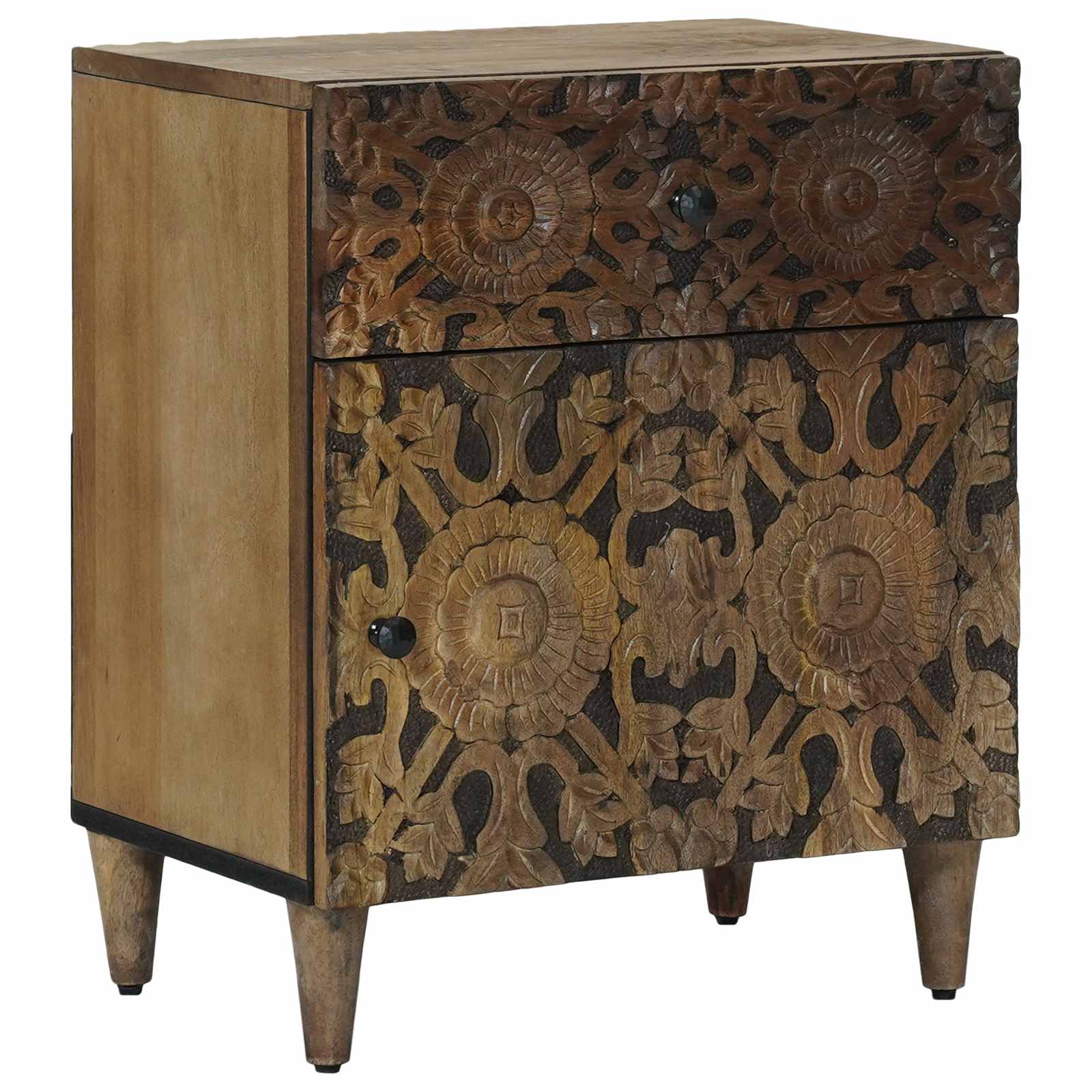 Armoire de lit Marron 50 x 33 x 60 cm Bois de mangue massif - XIOS