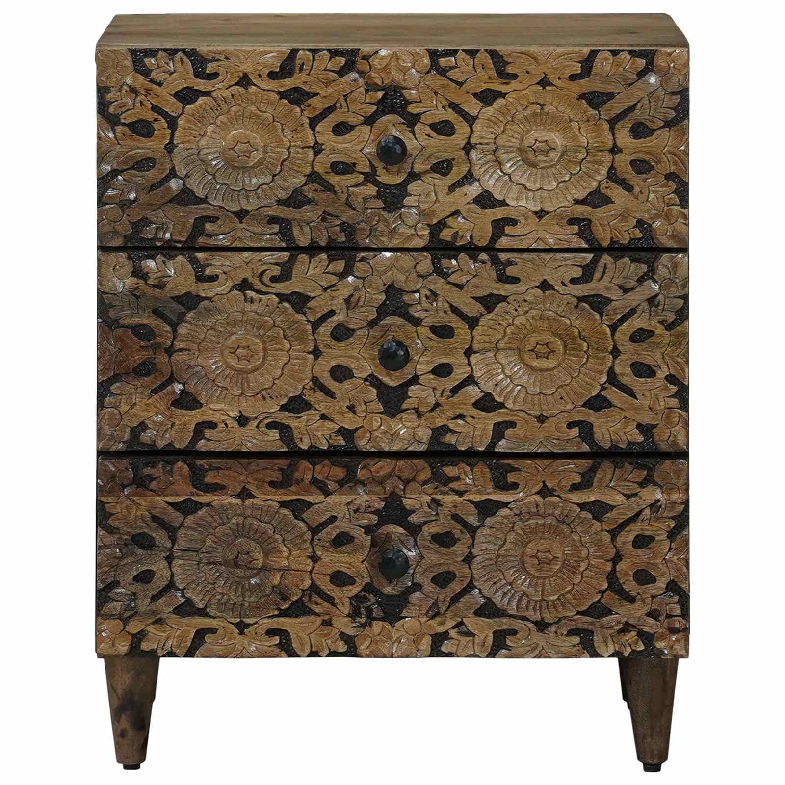 Armoire de lit Marron 50 x 33 x 60 cm Bois de mangue massif - XIOS