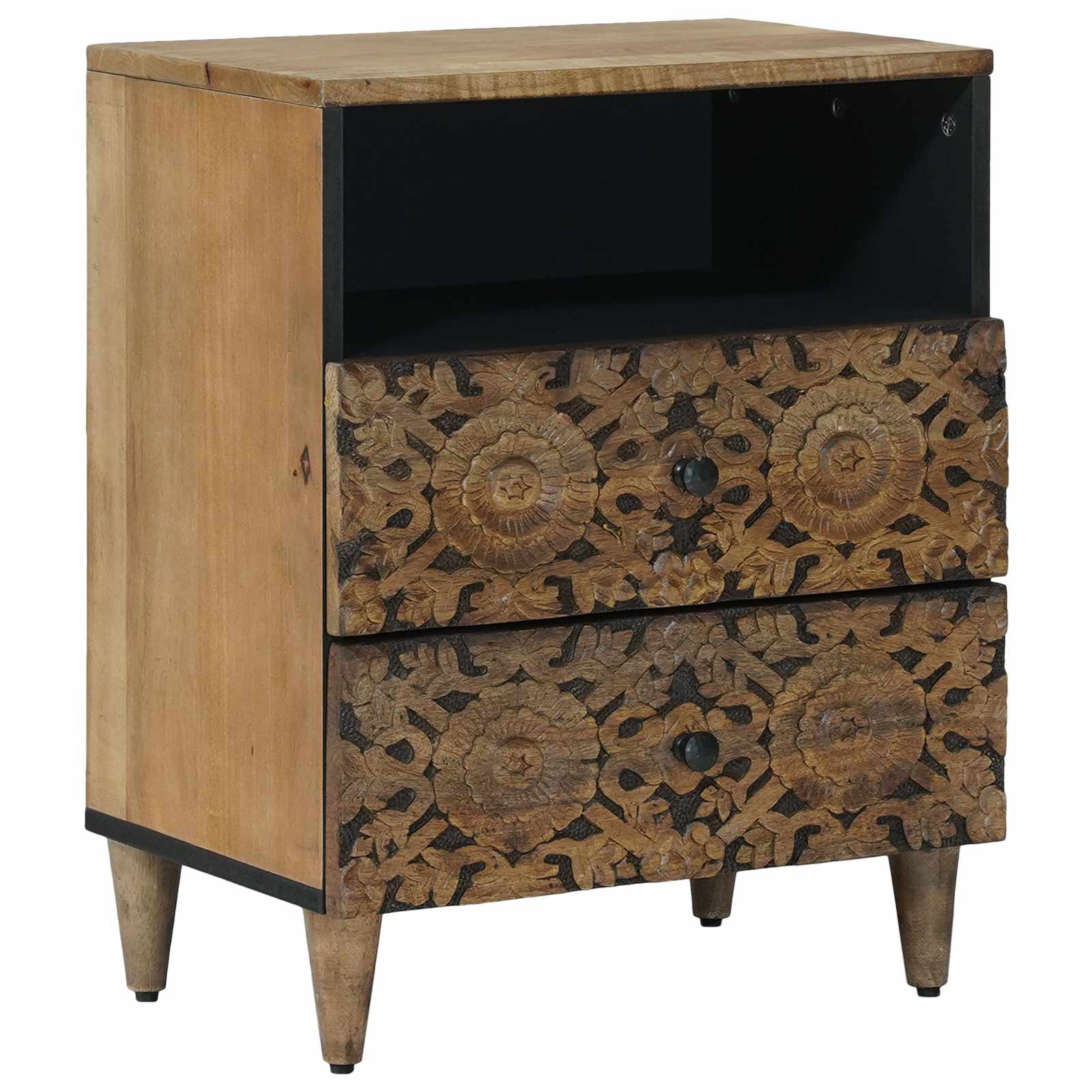 Armoire de lit Marron 50 x 33 x 60 cm Bois de mangue massif - XIOS
