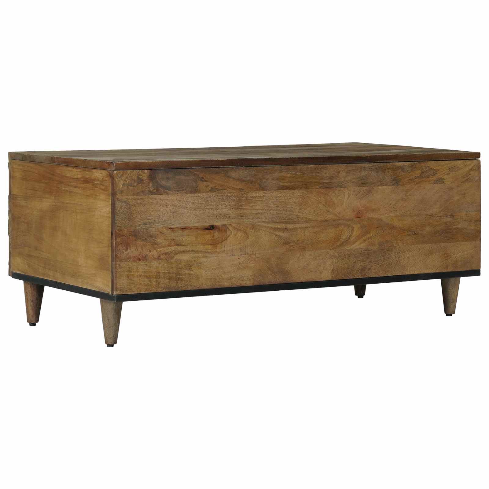 Table basse Marron 100 x 54 x 40 cm Bois de mangue massif - XIOS