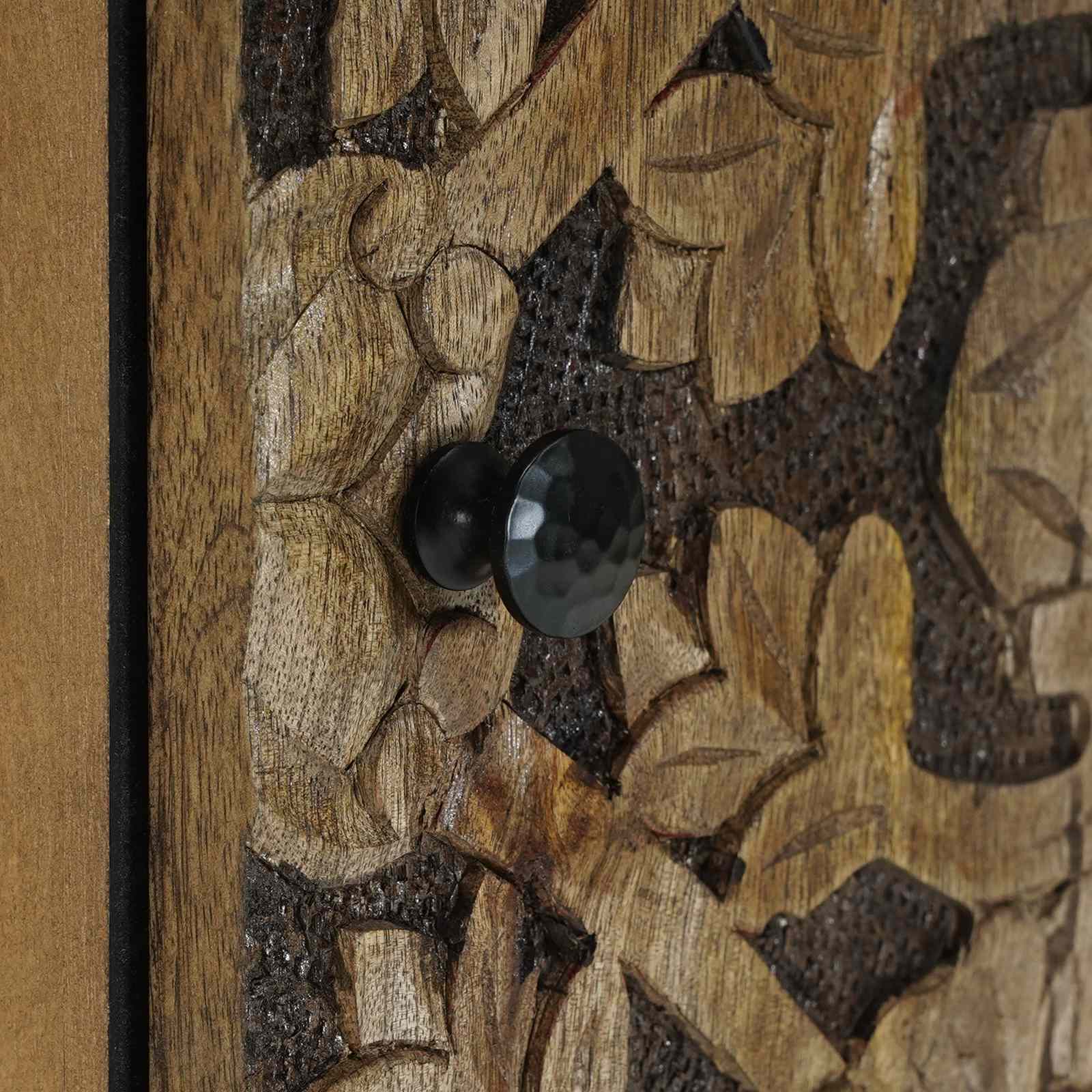 Buffet Marron 40 x 33,5 x 75 cm Bois de mangue massif - XIOS