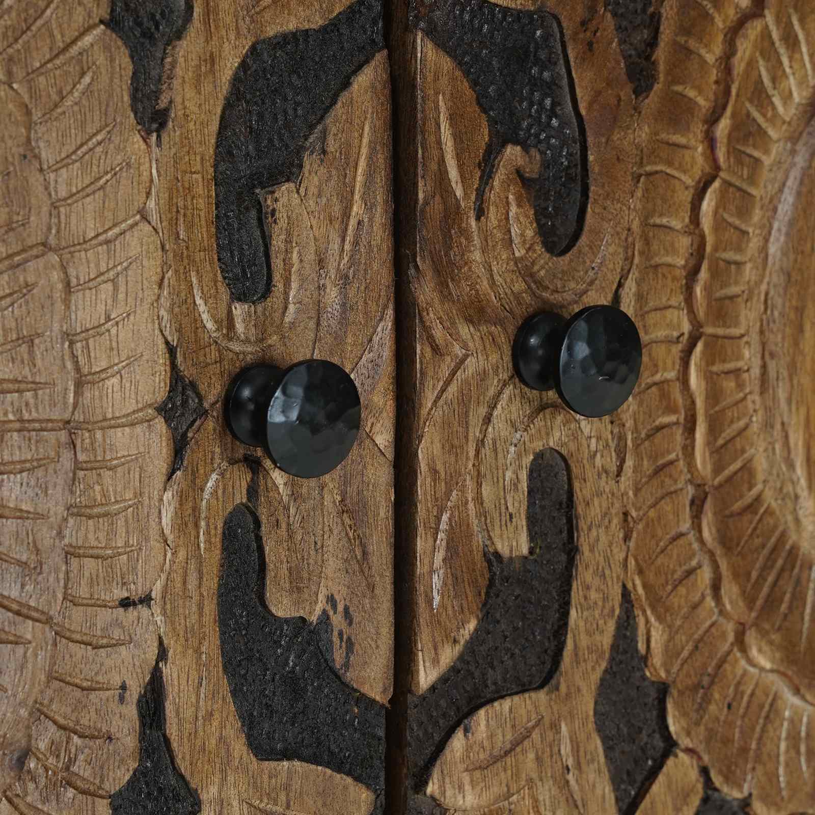 Buffet Marron 60 x 33,5 x 75 cm Bois de mangue massif - XIOS