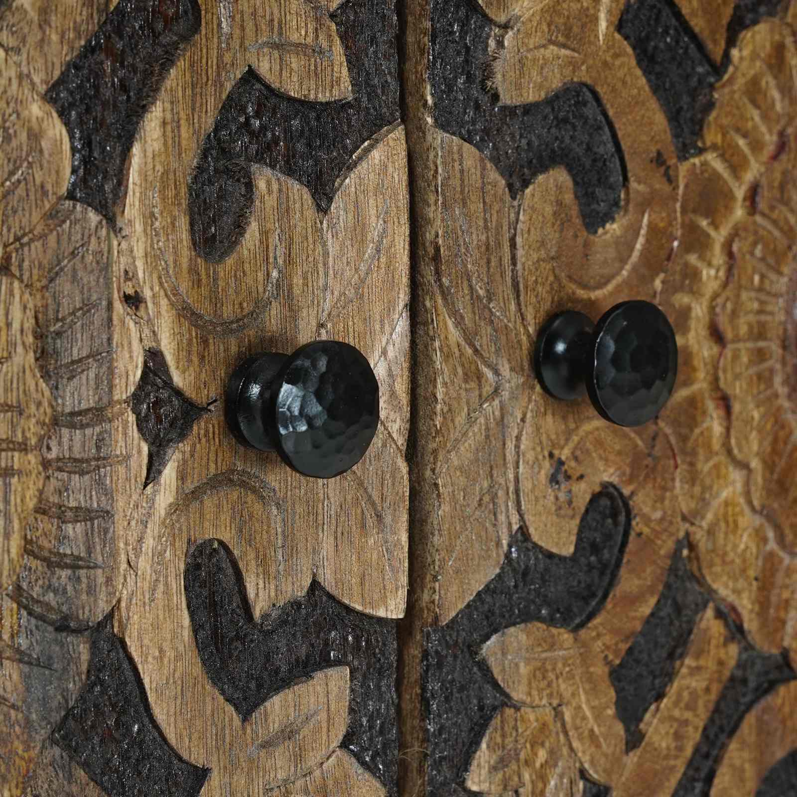 Buffet Marron 60 x 33,5 x 75 cm Bois de mangue massif - XIOS