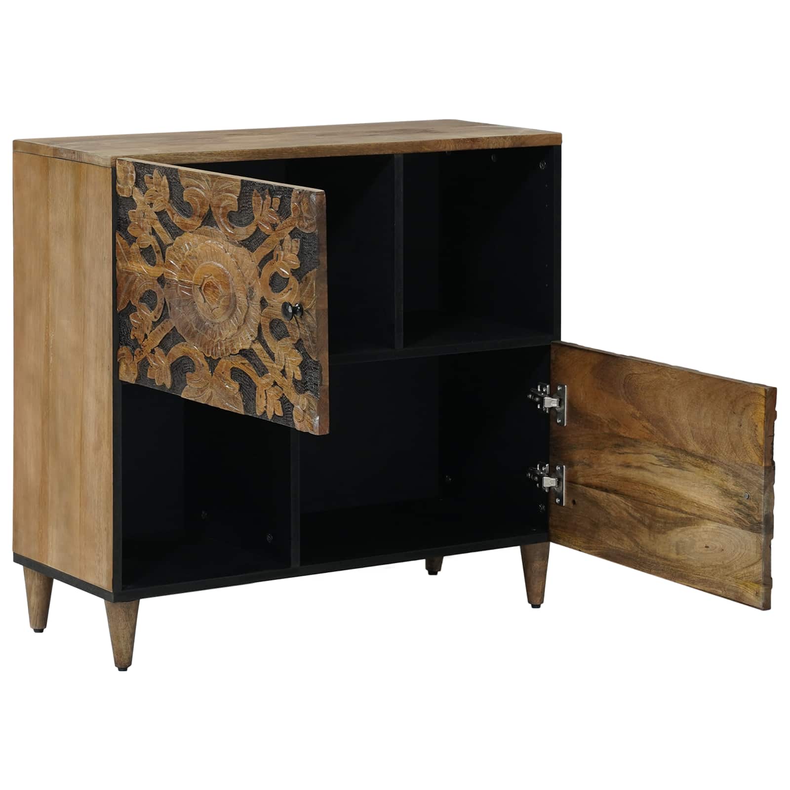 Buffet Marron 80 x 33,5 x 75 cm Bois de mangue massif - XIOS