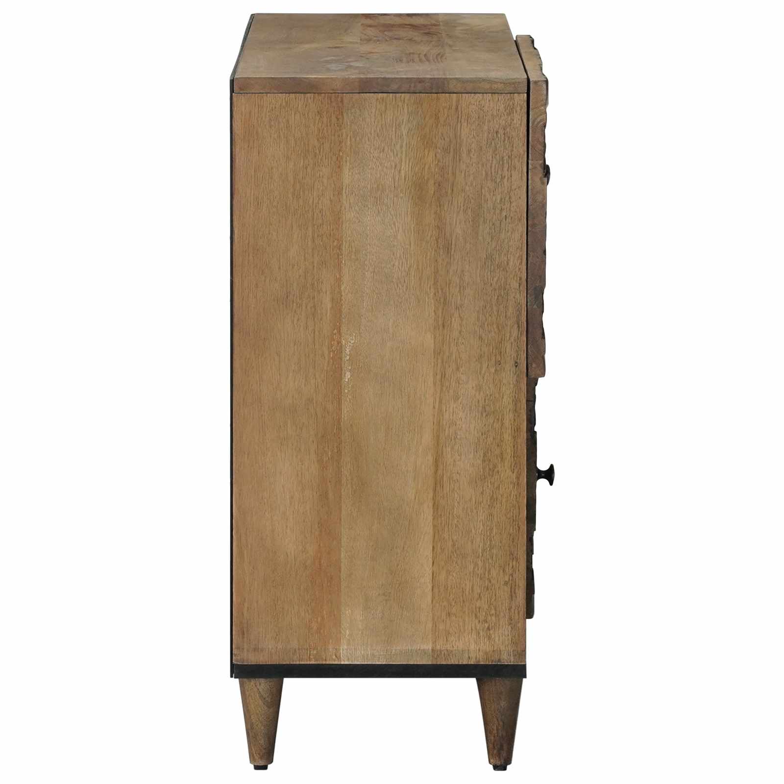 Buffet Marron 80 x 33,5 x 75 cm Bois de mangue massif - XIOS