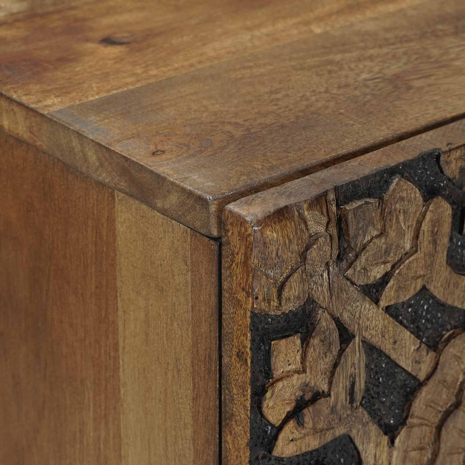 Buffet Marron 90 x 33,5 x 75 cm Bois de mangue massif - XIOS