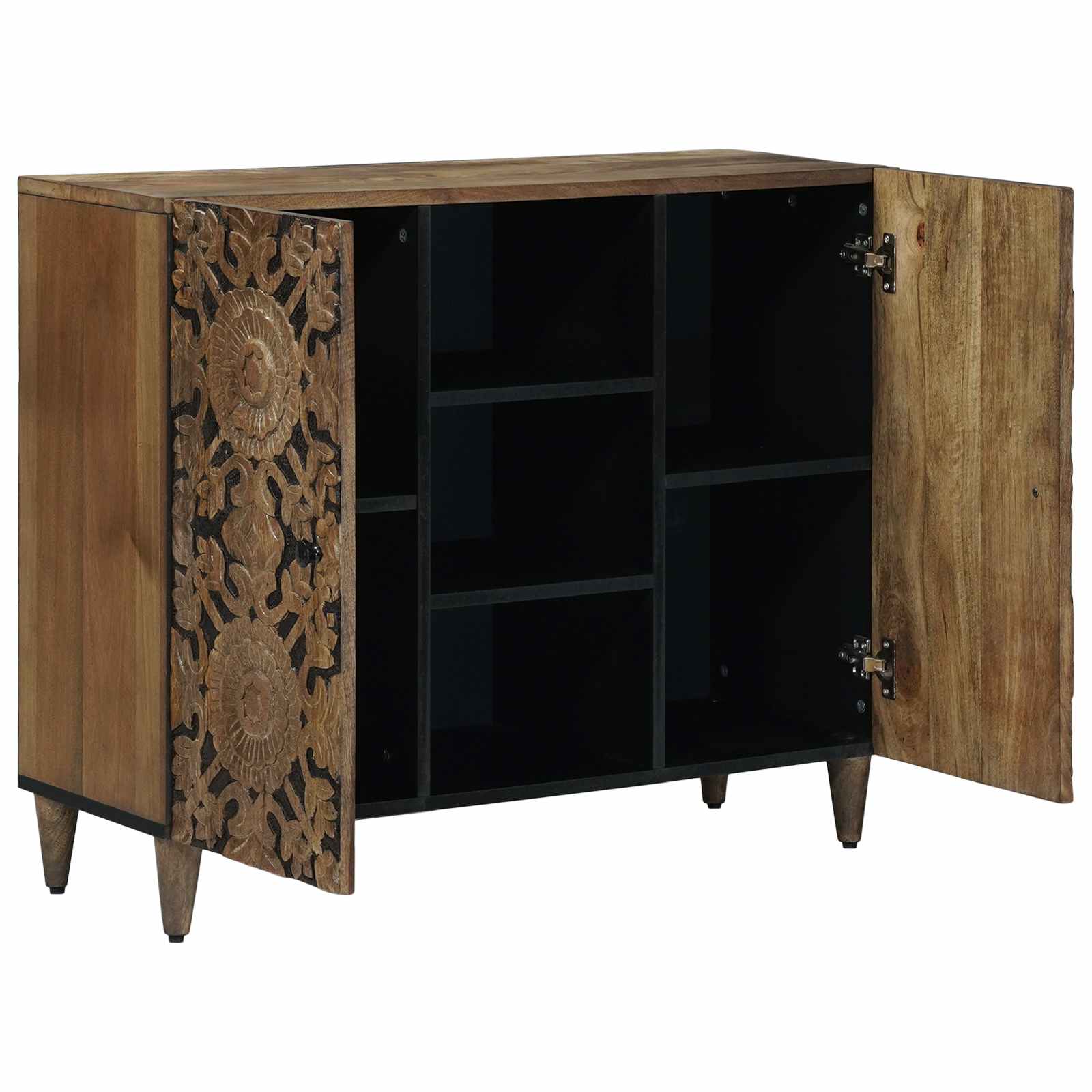 Buffet Marron 90 x 33,5 x 75 cm Bois de mangue massif - XIOS
