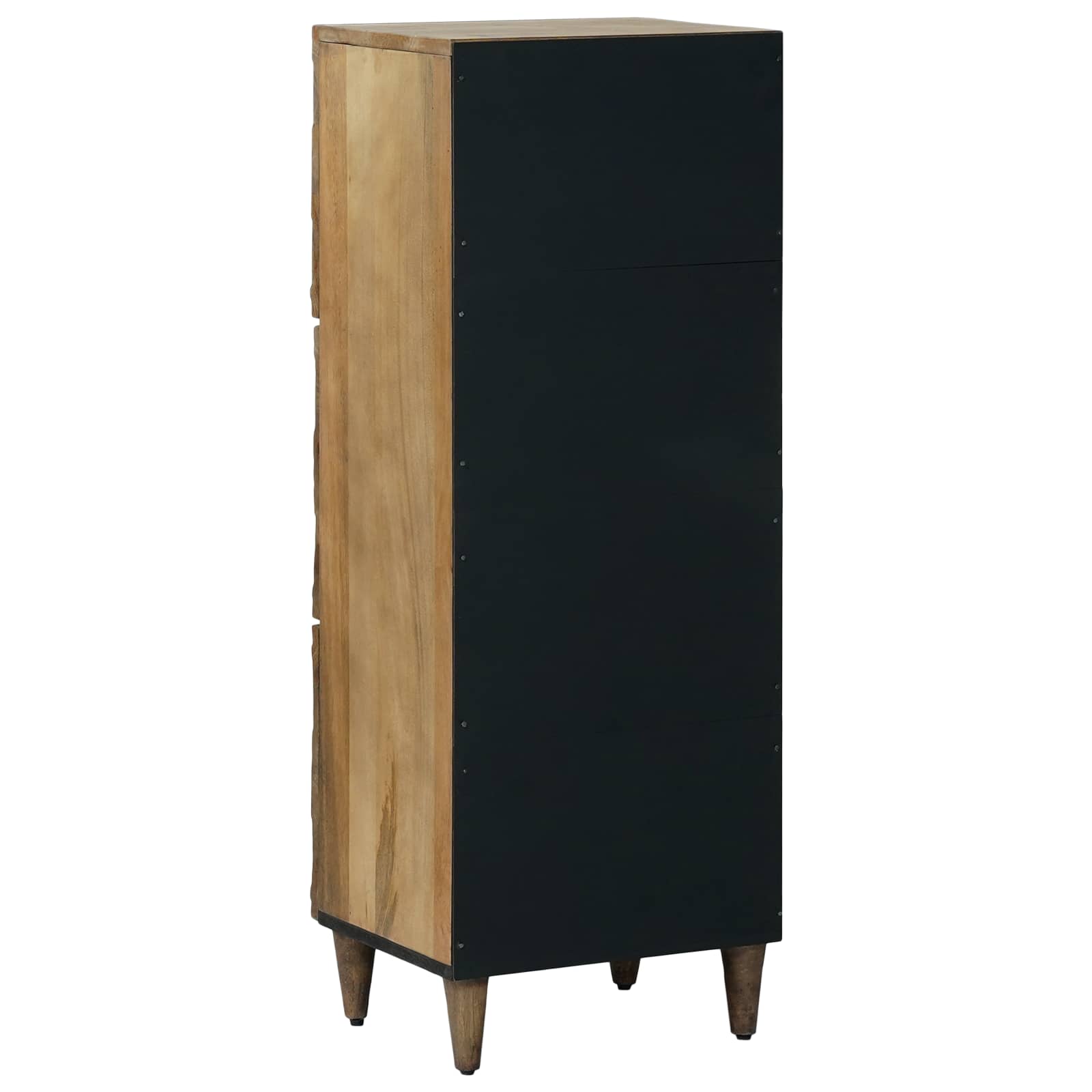 Buffet Haut Marron 40 x 33,5 x 110 cm Bois de mangue massif - XIOS