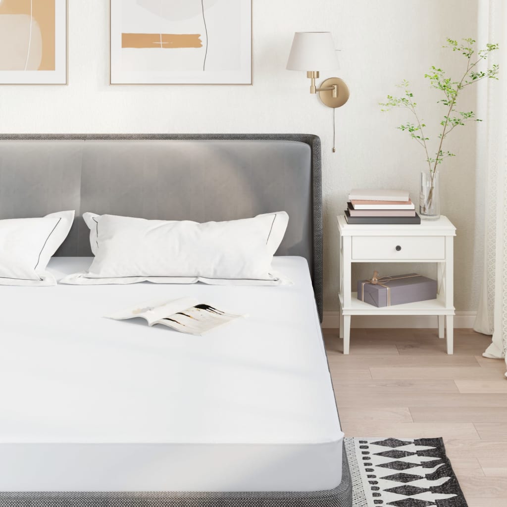 Protège-matelas blanc 120x200 cm imperméable - XIOS