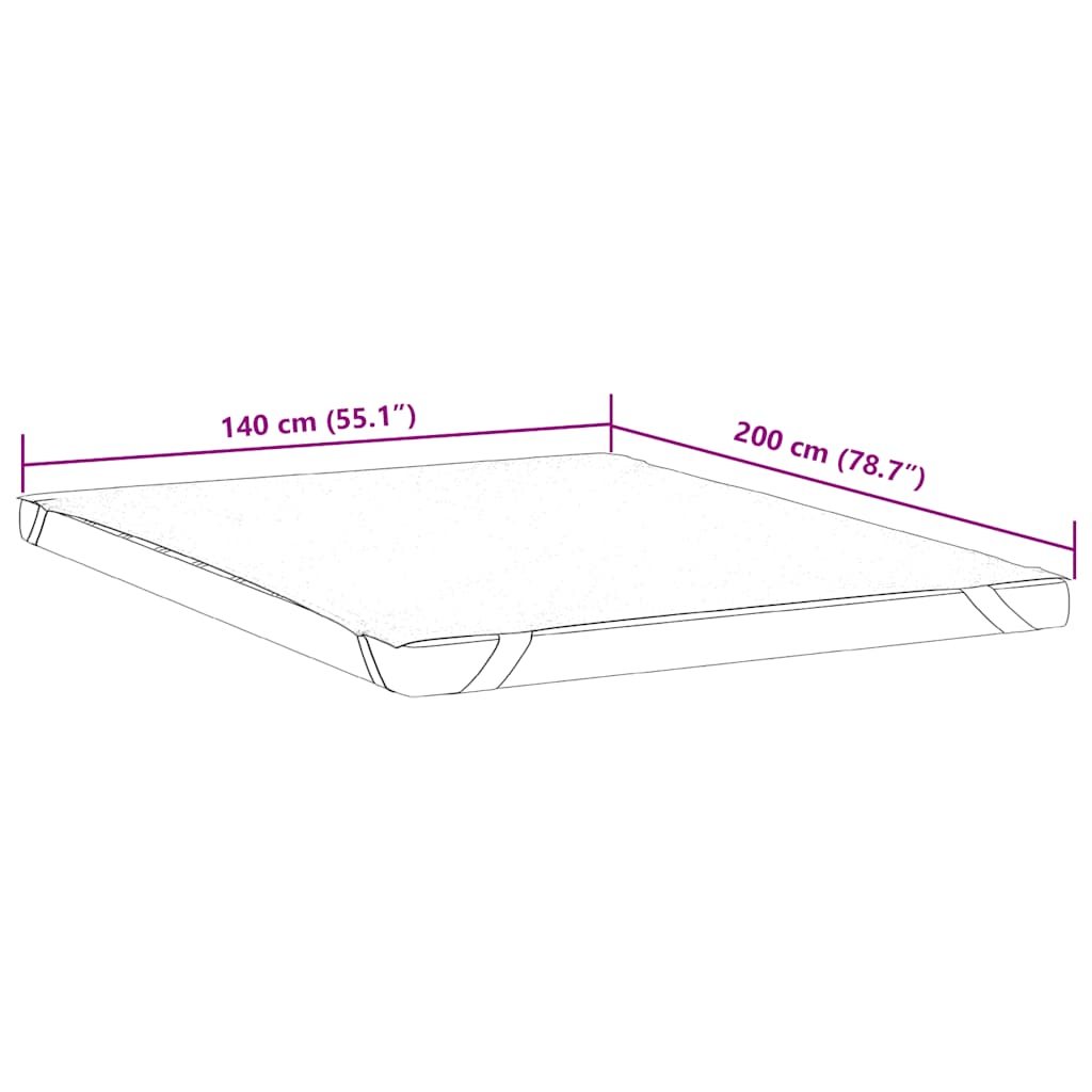 Protège-matelas blanc 140x200 cm imperméable - XIOS