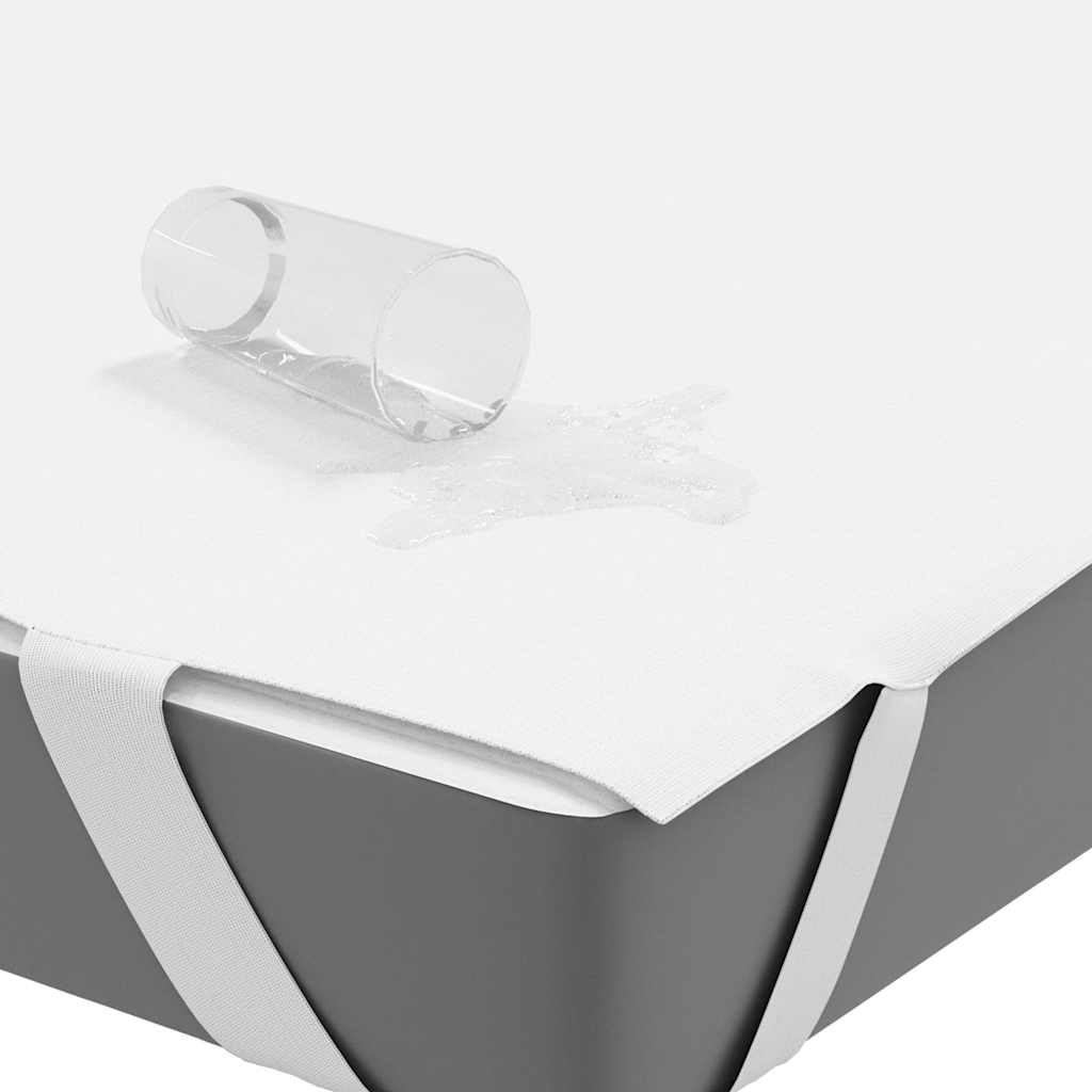 Protège-matelas blanc 200x200 cm imperméable - XIOS