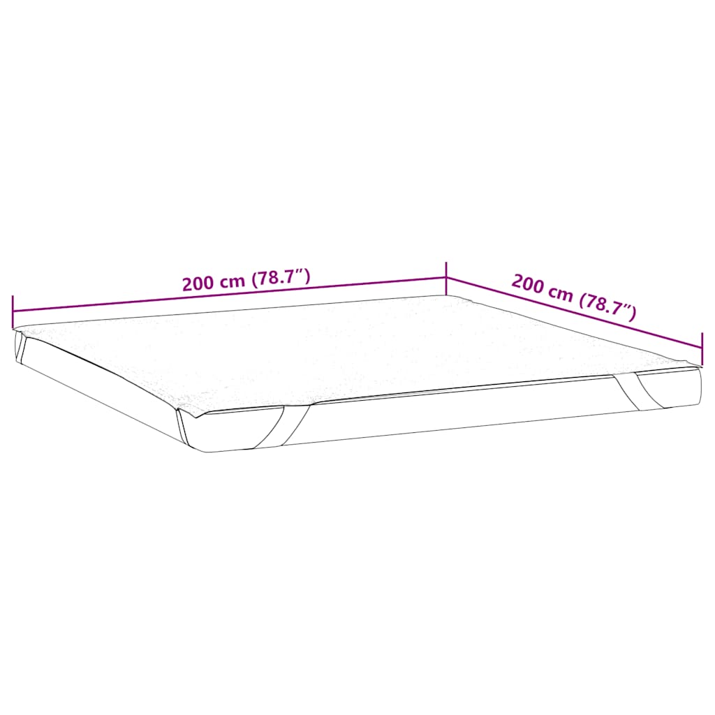 Protège-matelas blanc 200x200 cm imperméable - XIOS