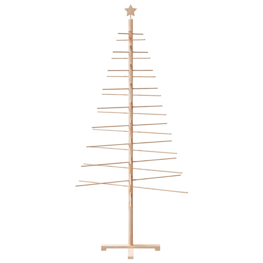 Arbre de Noël en bois pour décoration 210 cm bois massif de pin - XIOS