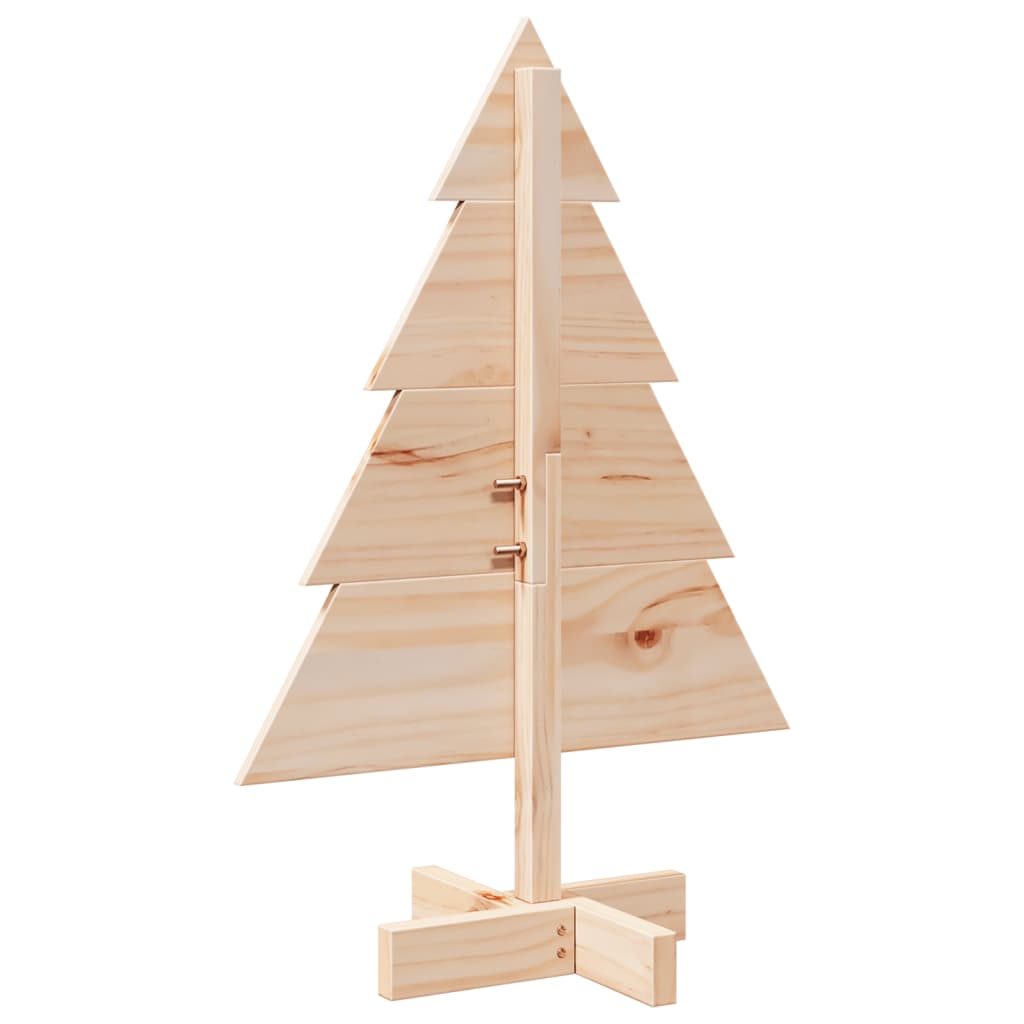 Arbre de Noël en bois pour décoration 70 cm bois massif - XIOS