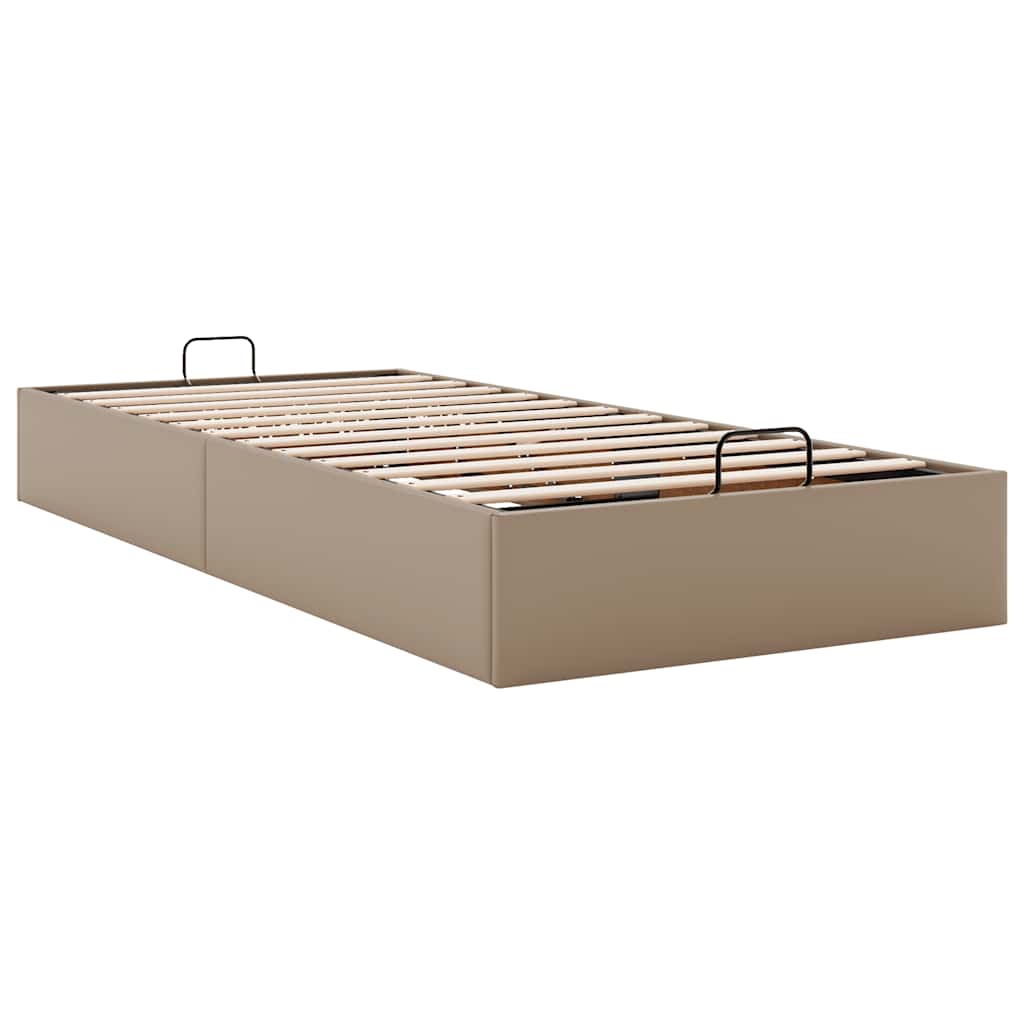 Cadre de lit ottoman sans matelas cappuccino 90x190 cm - XIOS
