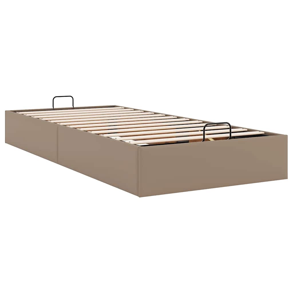 Cadre de lit ottoman sans matelas cappuccino 90x190 cm - XIOS