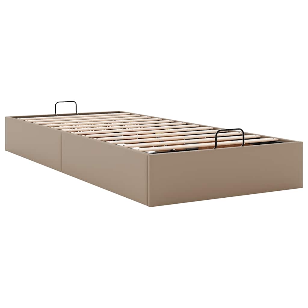 Cadre de lit ottoman sans matelas cappuccino 100x200 cm - XIOS