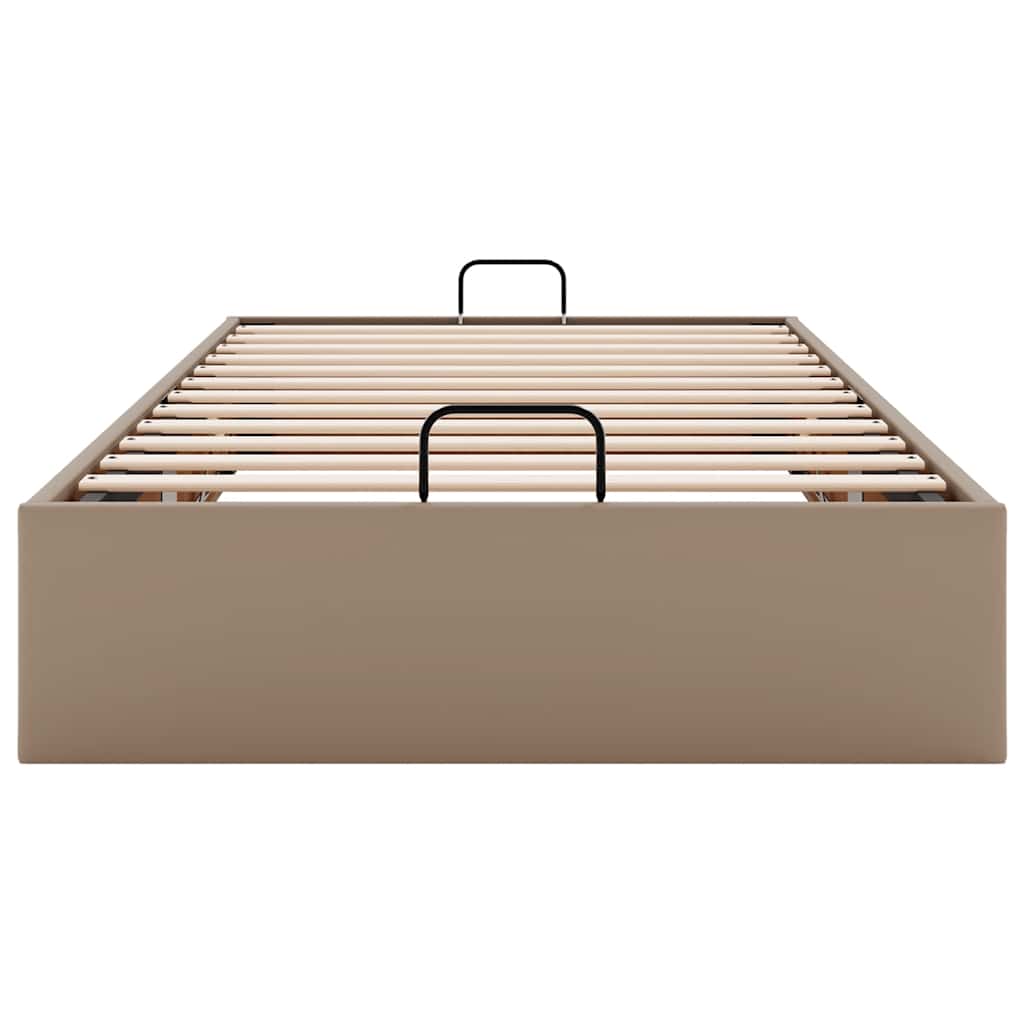 Cadre de lit ottoman sans matelas cappuccino 100x200 cm - XIOS