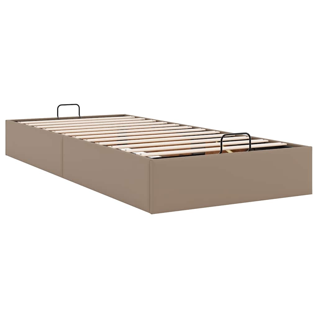 Cadre de lit ottoman sans matelas cappuccino 100x200 cm - XIOS