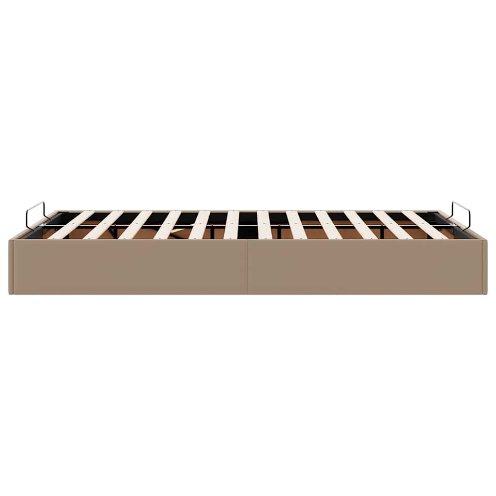 Cadre de lit ottoman sans matelas cappuccino 120x190 cm - XIOS