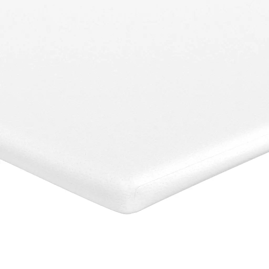 Cadre de lit ottoman avec matelas crème 100x200cm tissu - XIOS