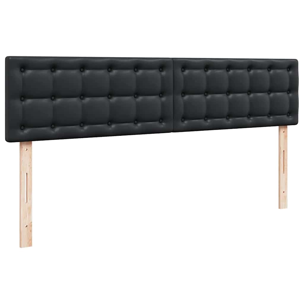 Lit ottoman avec matelas & LED Noir 180x200cm similicuir - XIOS