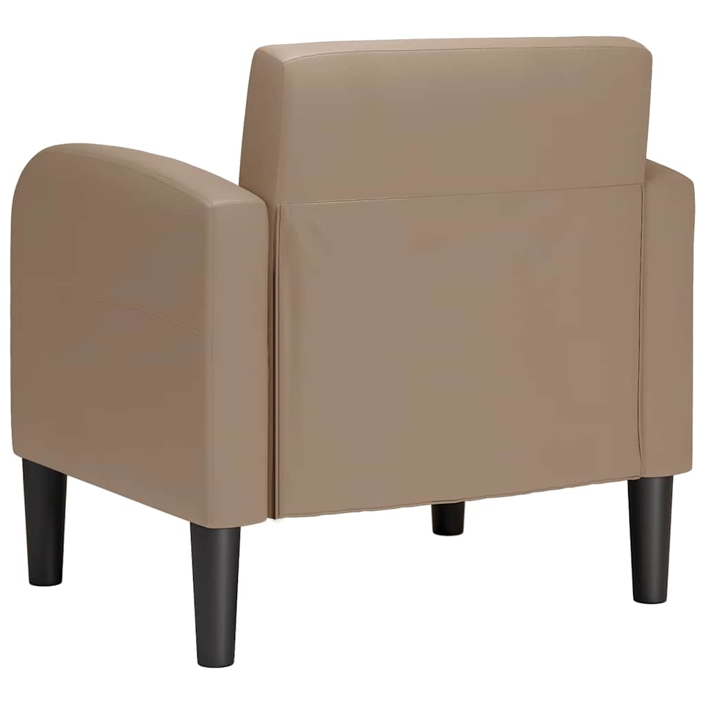Chaise de canapé avec accoudoirs cappuccino noir 54 cm - XIOS