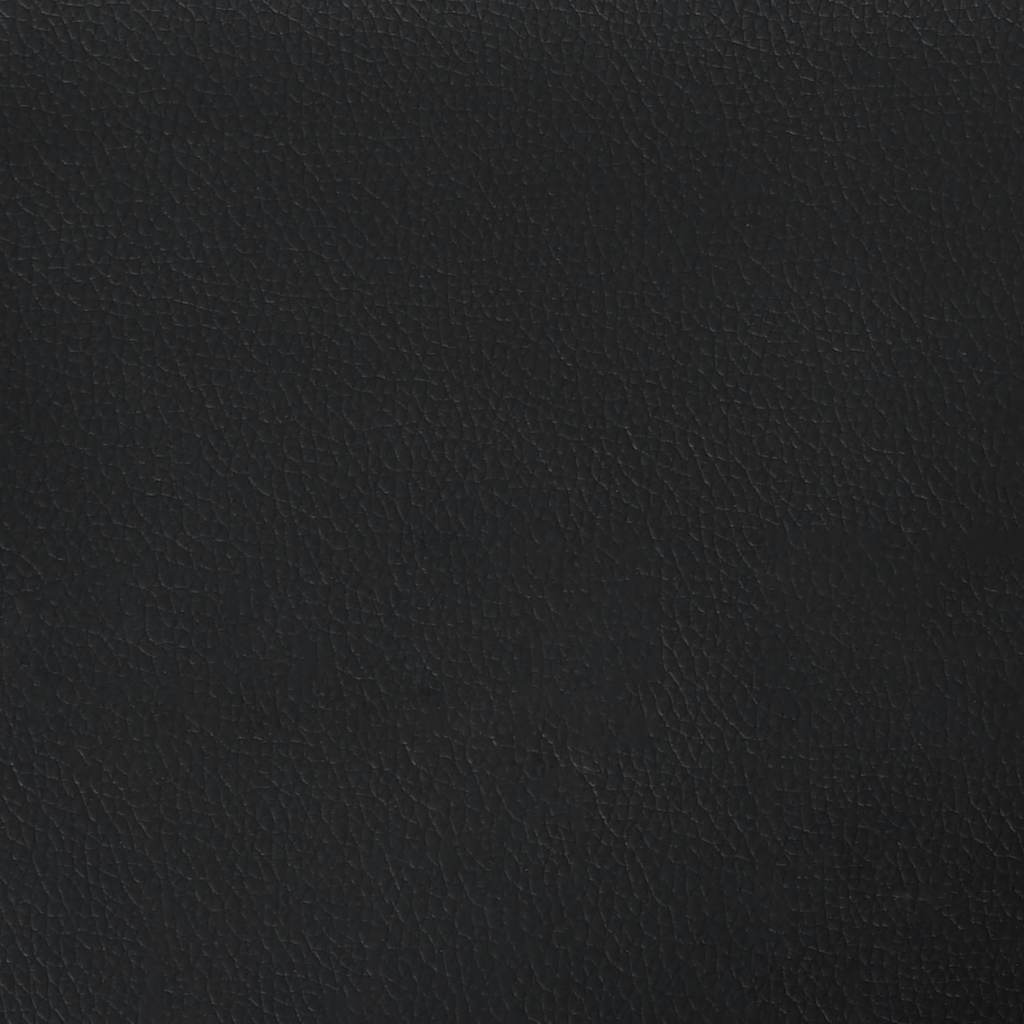 Canapé causeuse noir 110 cm similicuir - XIOS