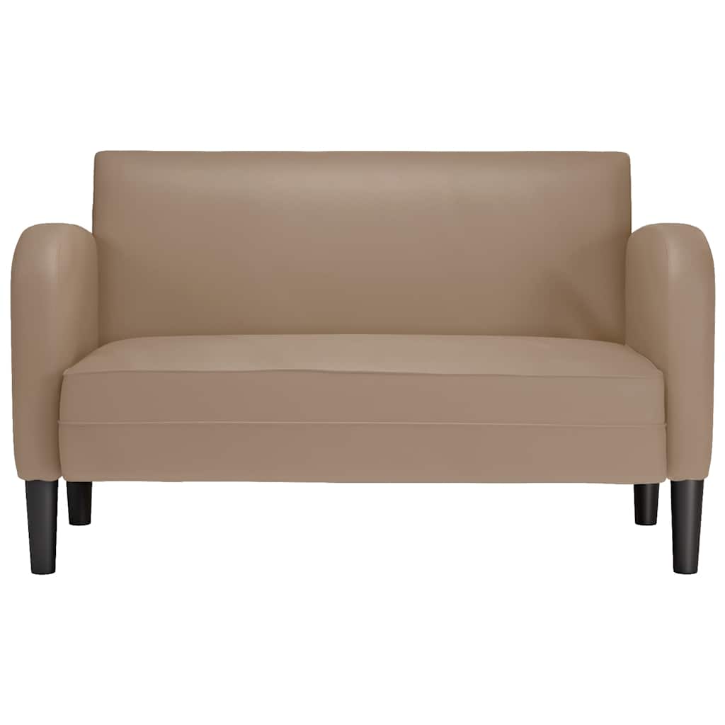 Canapé causeuse cappuccino 110 cm similicuir - XIOS