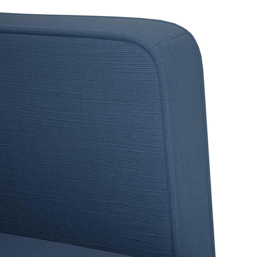 Fauteuil canapé avec accoudoirs tissu bleu 53 cm - XIOS
