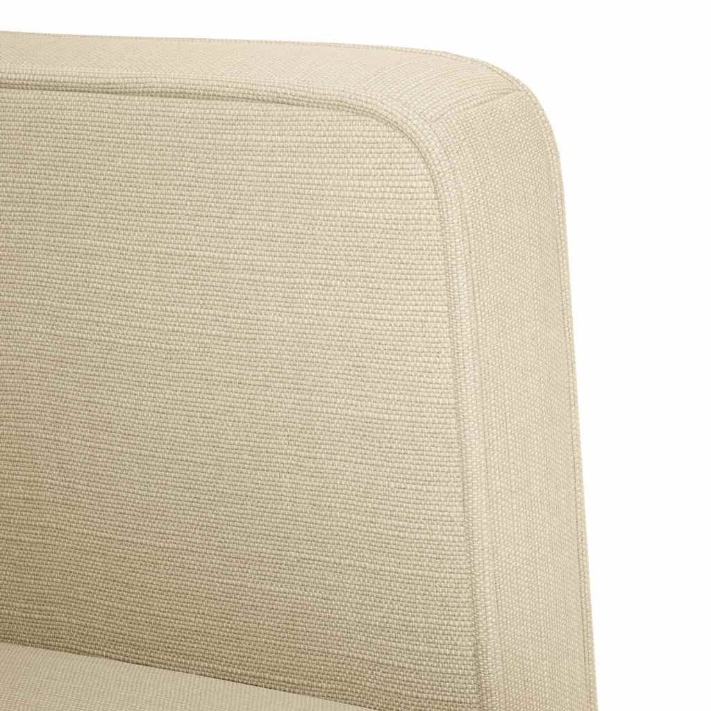 Canapé deux places crème 111 cm en tissu - XIOS