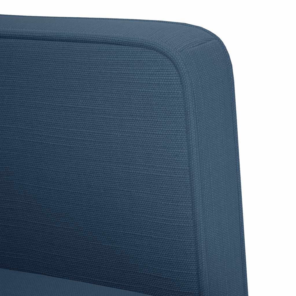 Canapé deux places bleu 111 cm en tissu - XIOS