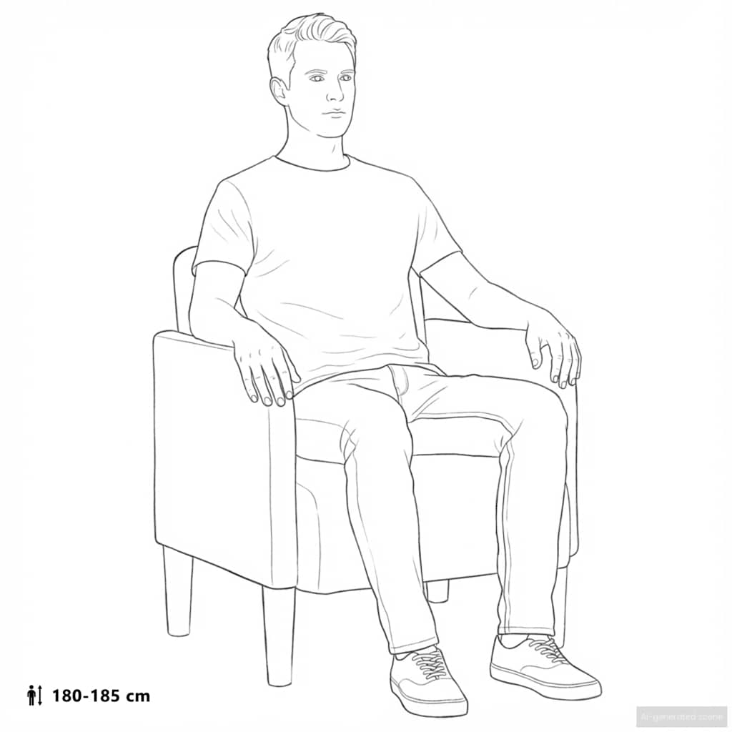 Fauteuil canapé avec accoudoirs velours bleu 54 cm - XIOS