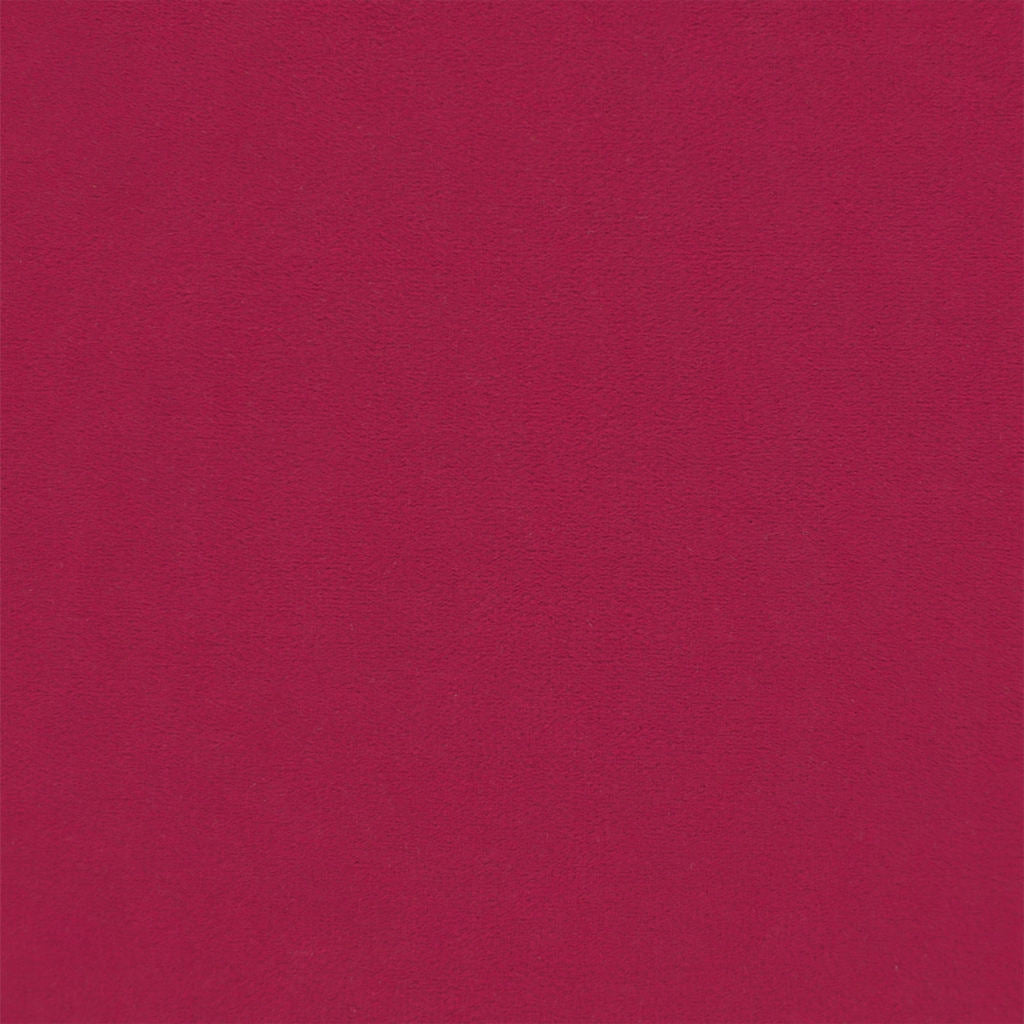 Fauteuil avec accoudoirs rouge bordeaux 54 cm velours