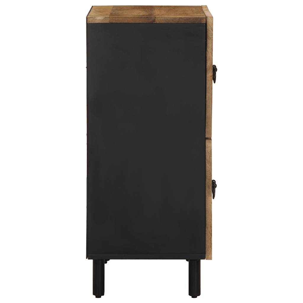 Buffet 60x33,5x75 cm bois de manguier brut massif - XIOS